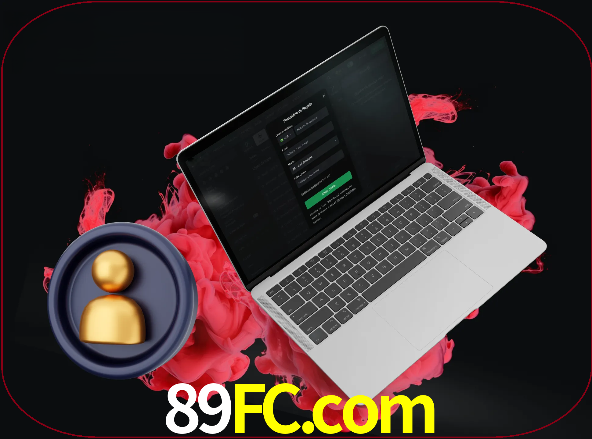 No cabeçalho do site 89fc, clique no botão que o levará a um formulário especial onde terá de introduzir as suas informações actuais.