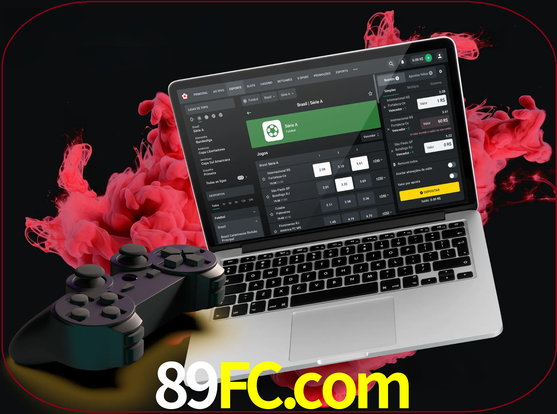 Visite a secção especial de jogos de vídeo em 89fc para descobrir em que jogos pode apostar e ganhar muito dinheiro.